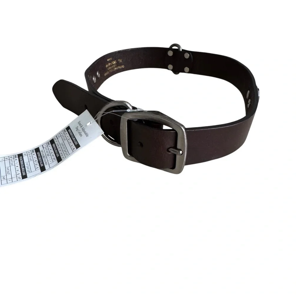 NWT Zep Pro Full Grain Leather Oklahoma Sooners Dog Collar